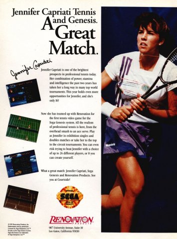 Jennifer Capriati Tennis