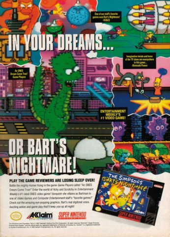 Simpsons, The: Bart's Nightmare (February, 1993)