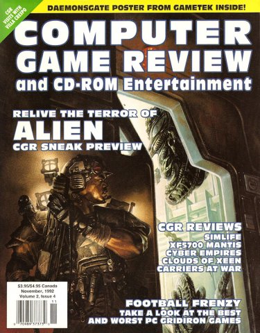 Computer Game Review Issue 16 (November 1992)