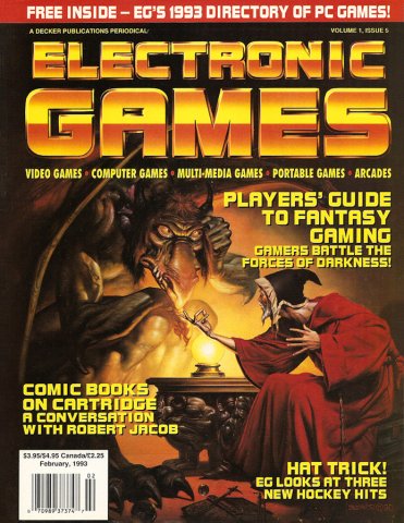 Electronic Games Issue 5 February 1993 (Volume 1 Issue 5)