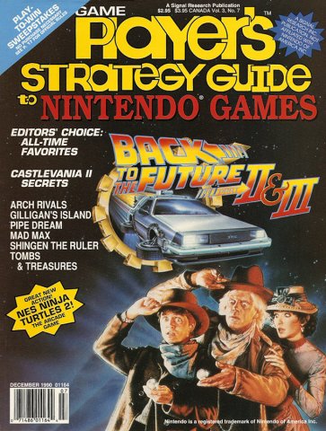 Game Player's Strategy Guide to Nintendo Games Vol.3 No.7 (December 1990)