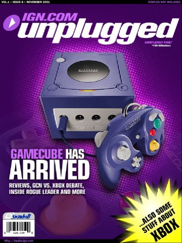 IGN Unplugged Issue 08 Cover 1 of 2 (November 2001)