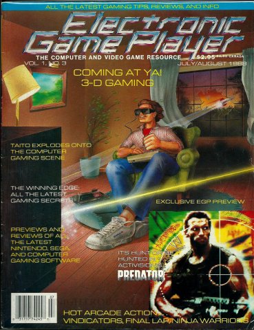 Electronic Game Player Issue 3 - July/August 1988