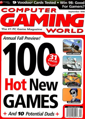 Computer Gaming World Issue 170 September 1998