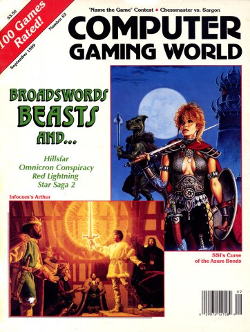 Computer Gaming World Issue 063 September 1989