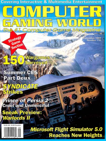 Computer Gaming World Issue 110 September 1993