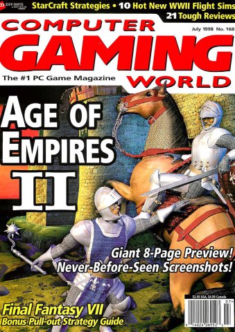 Computer Gaming World Issue 168 July 1998
