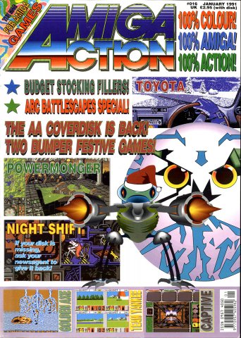Amiga Action 016 (January 1991)