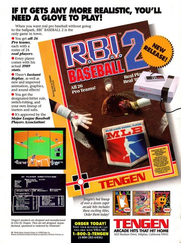 RBI Baseball 2 (1990)