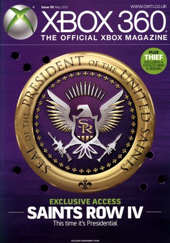 XBOX 360 The Official Magazine Issue 098 May 2013 subscriber's cover