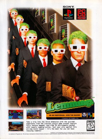 3D Lemmings (1995)