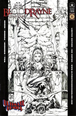BloodRayne: Lycan Rex (Ultimate Comics BW variant) (October 2005)