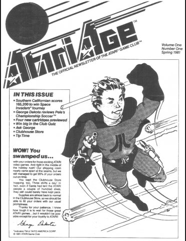 Atari Age (1981) Issue 01