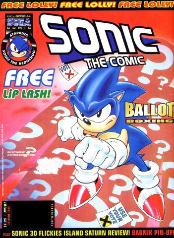 Sonic The Comic 101 (April 15, 1997)