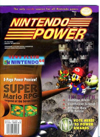 Nintendo Power Issue 082 (March 1996)