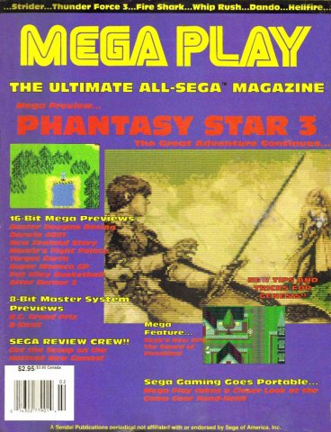 Mega Play Vol.1 No.1 Fall 1990