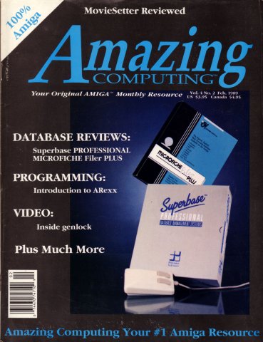 Amazing Computing Issue 035 Vol. 04 No. 02 (February 1989)