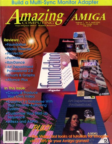 Amazing Computing Issue 073 Vol. 07 No. 04 (April 1992)