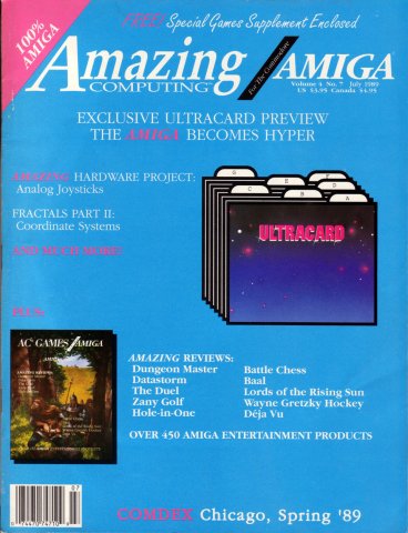 Amazing Computing Issue 040 Vol. 04 No. 07 (July 1989)