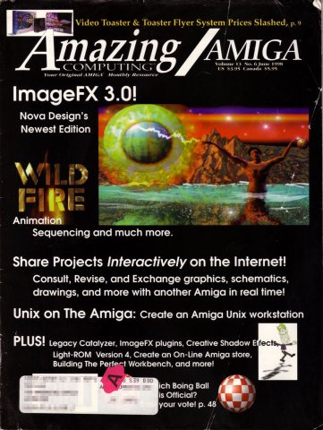 Amazing Computing Issue 144 Vol. 13 No. 06 (June 1998)