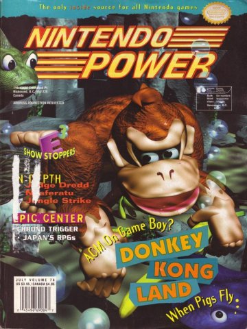 Nintendo Power Issue 074 (July 1995)