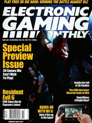 Electronic Gaming Monthly Issue 256 Cover 4 of 4