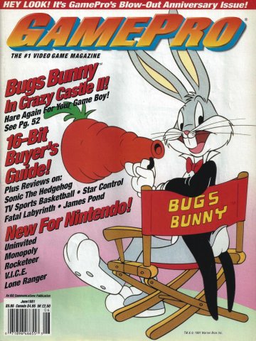 GamePro Issue 023 June 1991 Alternate Cover