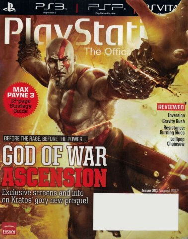 PlayStation The Official Magazine (USA) Issue 061 August 2012