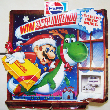 Pepsi Christmas SNES Display