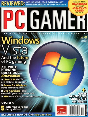 PC Gamer Issue 156 Holiday 2006