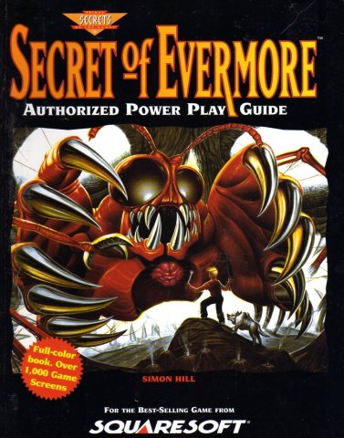 Secret Of Evermore Authorized Power Play Guide