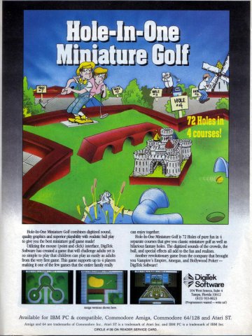 Hole-In-One Miniature Golf