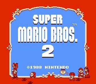 Super Mario Bros. 2 Title Screen