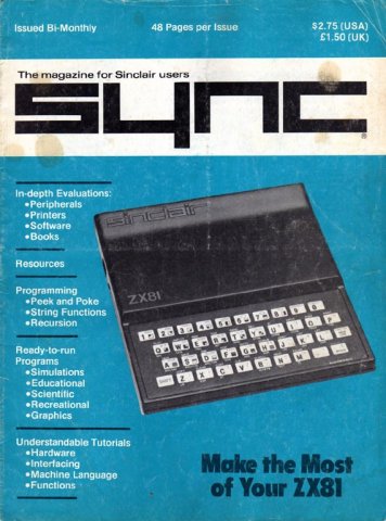 Sync Special Issue 2 Cover