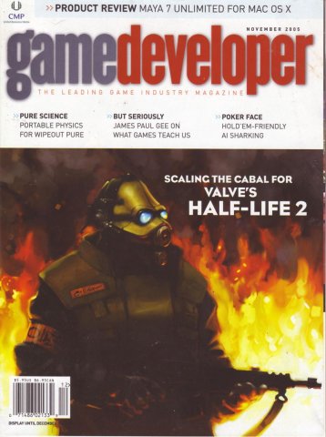 Game Developer 118 Nov 2005