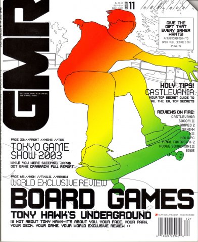 GMR Issue 11 December 2003 cover 2