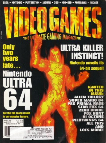 Video Games Issue 85 February 1996