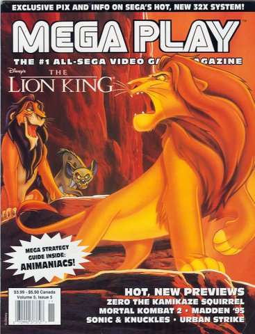 Mega Play Vol.5 No.5 October/November 1994