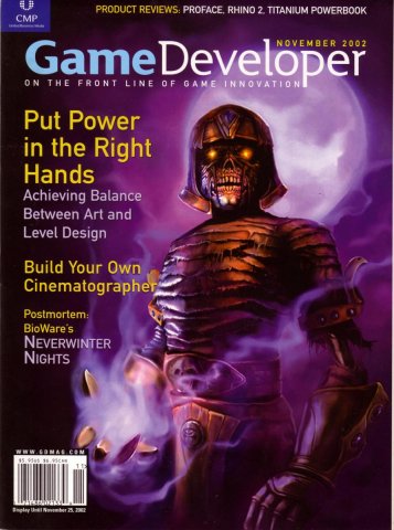 Game Developer 084 Nov 2002