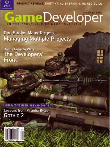 Game Developer 088 Mar 2003