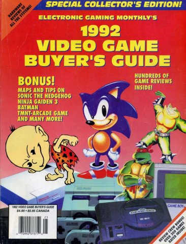 1992 Video Game Buyer's Guide