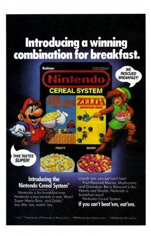 Nintendo Cereal System