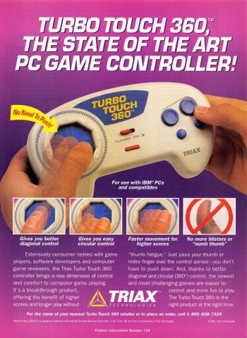 Triax Technologies Turbo Touch 360 controller