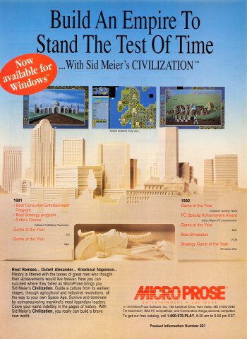 Sid Meier's Civilization (Windows 3.x)