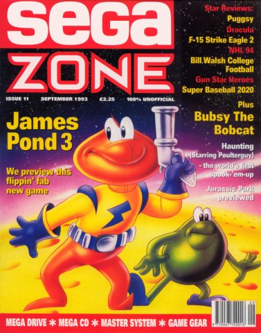 Sega Zone Issue 11 (September 1993)
