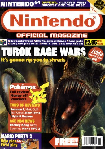 Nintendo Official Magazine 085 (October 1999)