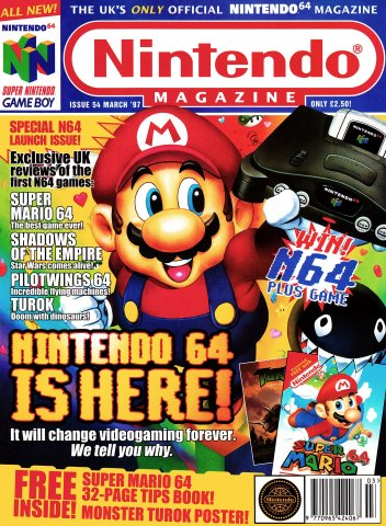 Nintendo Official Magazine 054 (March 1997)