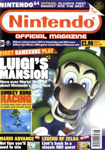 Nintendo Official Magazine 107 (August 2001)
