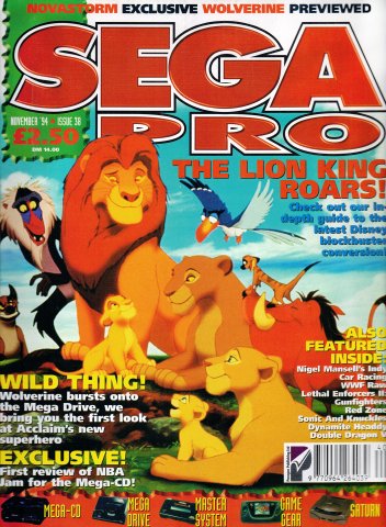 Sega Pro 38 (November 1994)