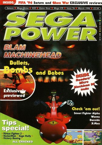 Sega Power Issue 76 (March 1996)